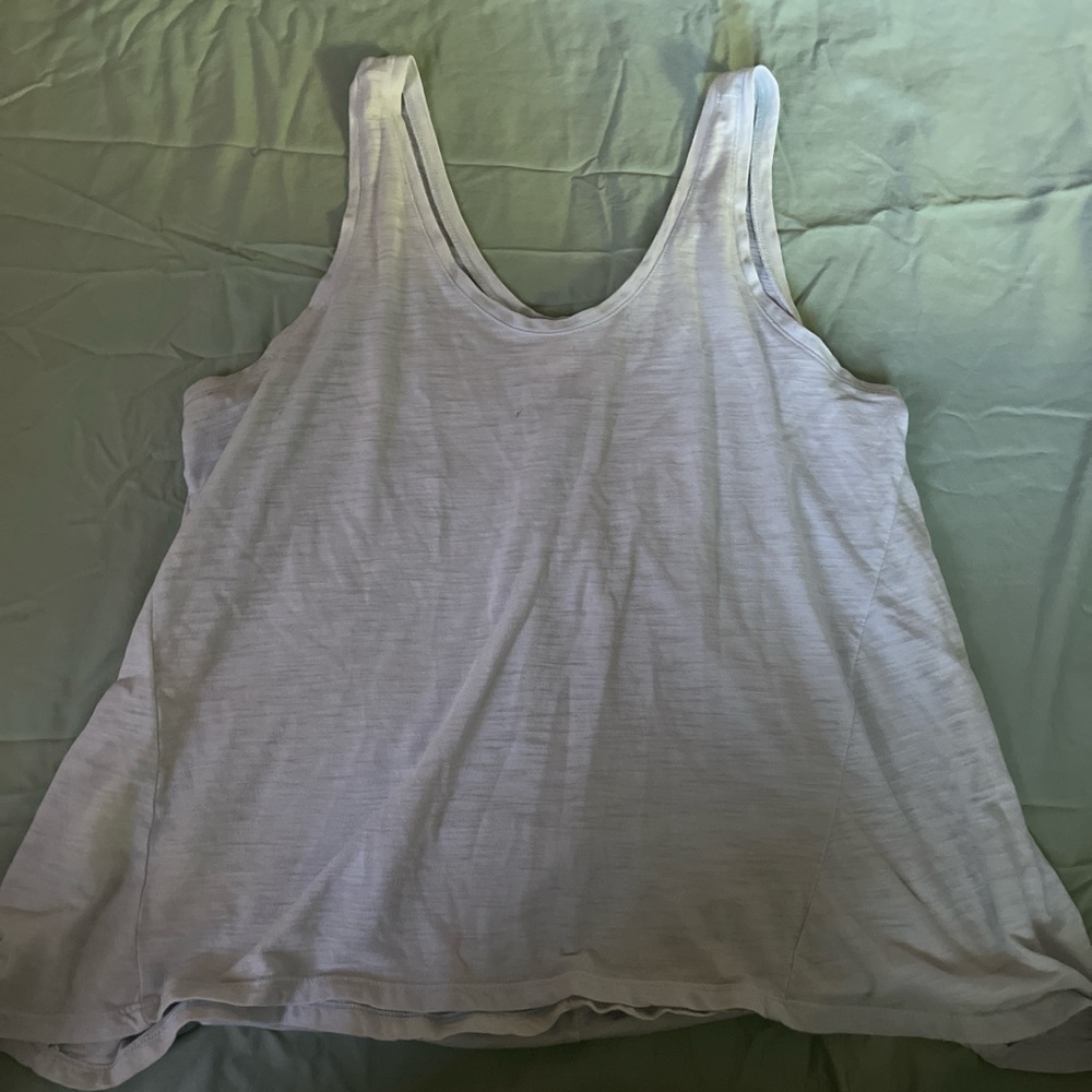 light blue loose/flowy tank top